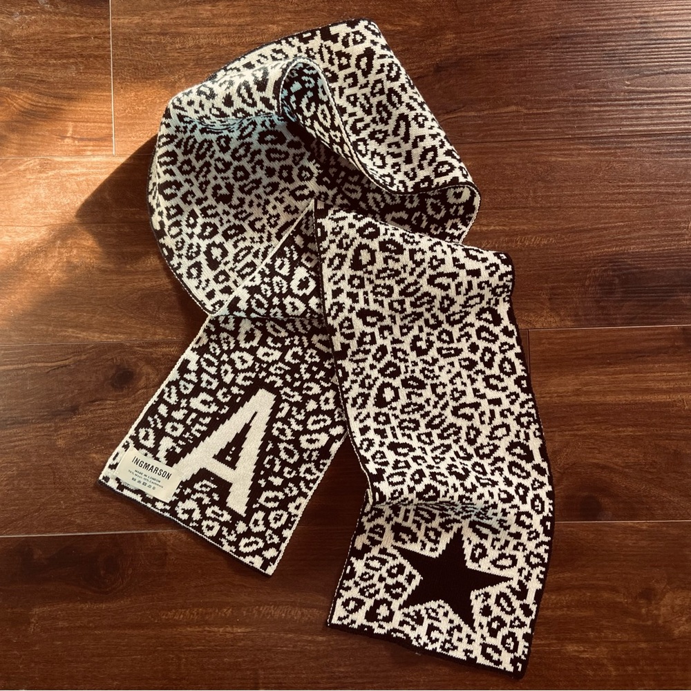 🔥CLOSET CLEAR OUT🔥Wolf & Badger x Ingmarson “A” Initial Wool & Cashmere Scarf